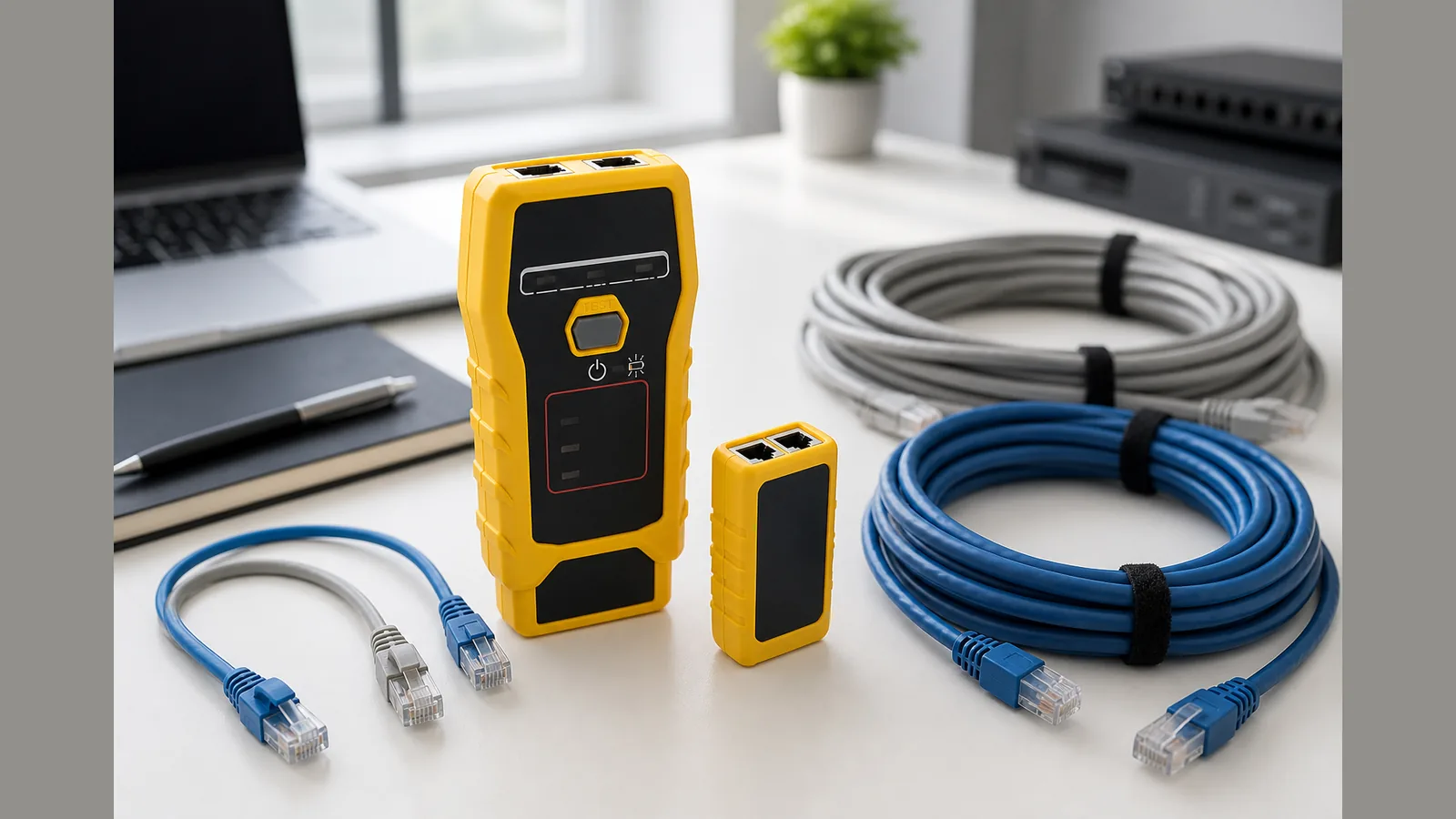 UK guide visual for choose the right size network cable tester UK