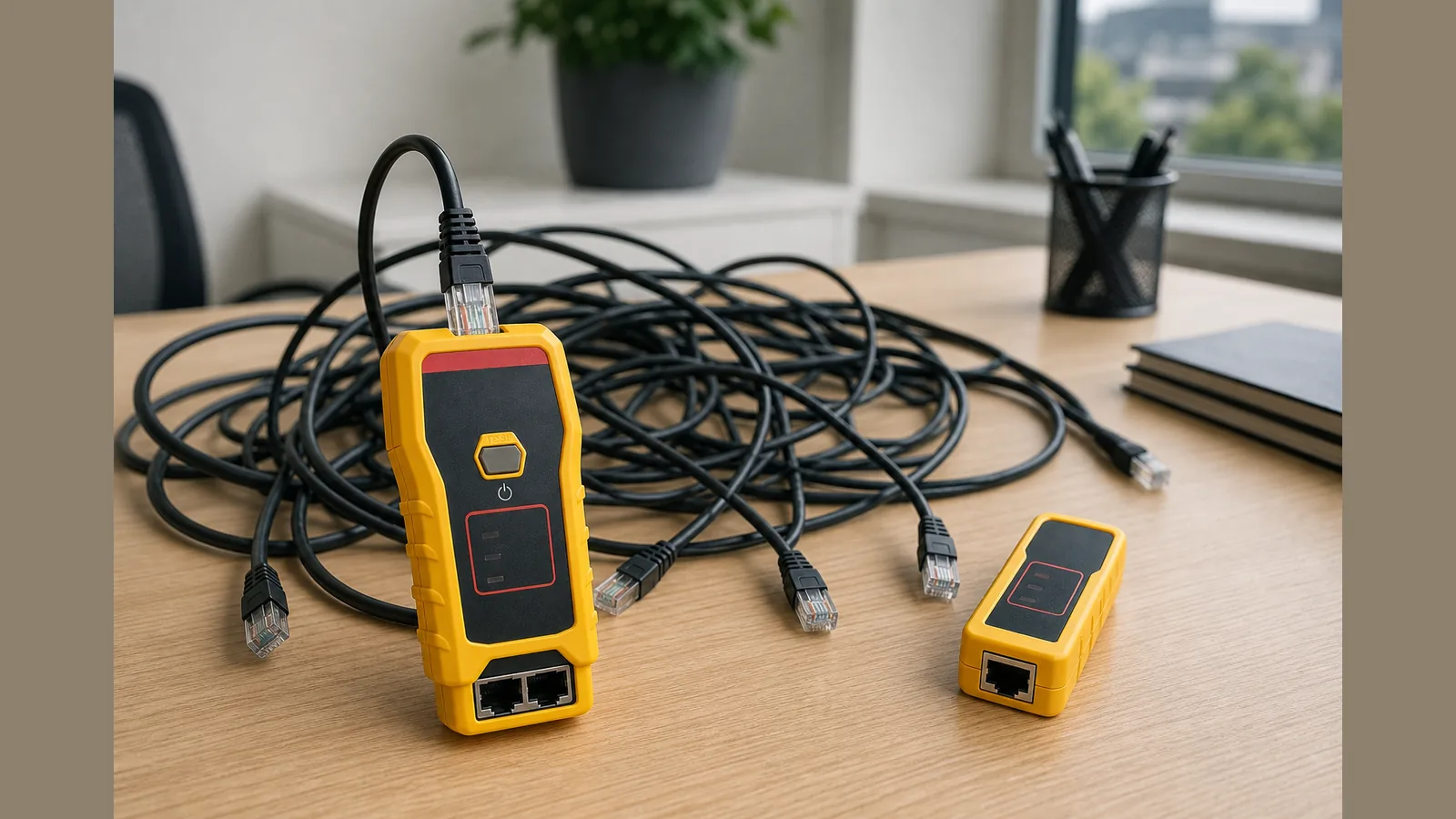 UK guide visual for common mistakes using network cable tester UK